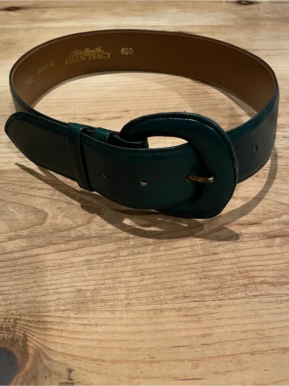 Ellen Tracy VTG Buffalo Calf Belt Classic Elegant Business Career Versatile S